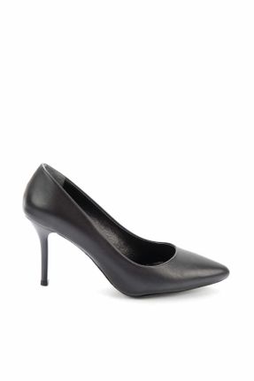 کفش پاشنه بلند کلاسیک مشکی زنانه پاشنه نازک پاشنه متوسط ( 5 - 9 cm ) کد 408094845