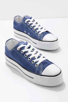 کفش کژوال آبی زنانه پاشنه کوتاه ( 4 - 1 cm ) پاشنه ساده کد 259392371