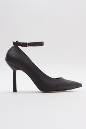 کفش پاشنه بلند کلاسیک مشکی زنانه چرم مصنوعی پاشنه نازک پاشنه متوسط ( 5 - 9 cm ) کد 736768781