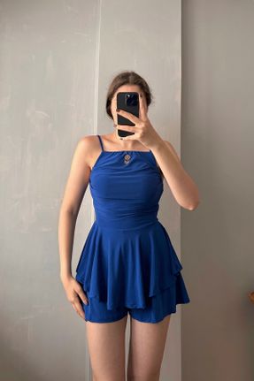 لباس آبی زنانه بافتنی بافت بیسیک کد 839874778