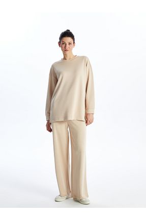 شلوار کرمگن بژ زنانه Relaxed LC Waikiki - کد 839890937