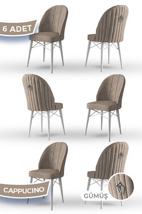 صندلی آشپزخانه سفید چوب Canisa - کد 716369359