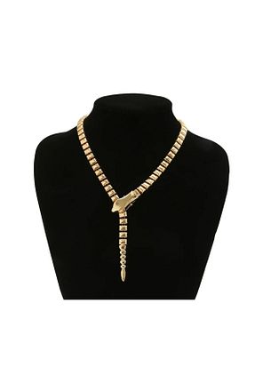 گردنبند استیل ( فولاد ) طلائی زنانه استیل ضد زنگ BİJUTERİX - کد 837034676