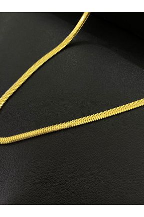 گردنبند نقره طلائی زنانه 925 عیار Kiriş Gümüş - کد 840346255