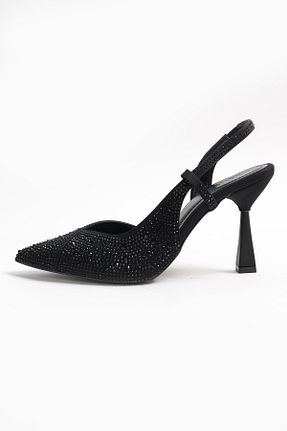 کفش پاشنه بلند کلاسیک مشکی زنانه چرم مصنوعی Liza Shoes - کد 840394942