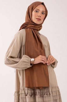 شال قهوه ای زنانه Şalland - کد 269448936