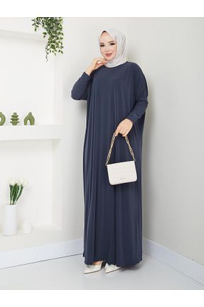 لباس حجاب طوسی زنانه Relaxed MODAMÜNASİP - کد 840410511