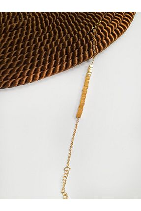 دستبند استیل (فولاد) طلائی زنانه استیل ضد زنگ fiore fashion - کد 840438906