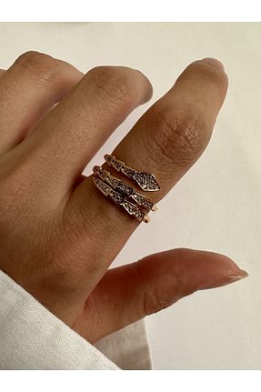 انگشتر جواهر طلائی زنانه زیرکن ringbox - کد 745265147