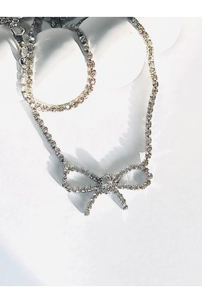 گردنبند جواهر طلائی زنانه پوشش لاکی کد 821620487