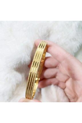 دستبند استیل (فولاد) طلائی زنانه استیل (فولاد) SONES - کد 770871226