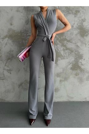 سرهمی طوسی زنانه بدون آستین MsLena Butik - کد 809154312