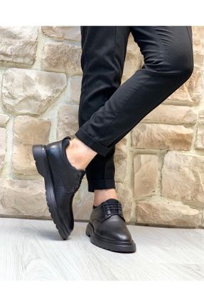 کفش کژوال مشکی مردانه پاشنه کوتاه ( 4 - 1 cm ) پاشنه پر کد 355025386