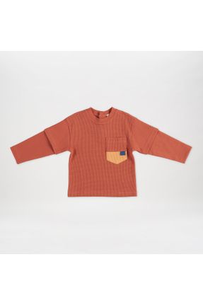 تی شرت نارنجی بچه گانه رگولار کد 795855417