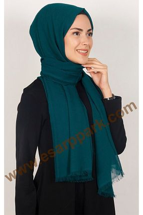 شال آبی زنانه پنبه ای Eşarppark - کد 792820464