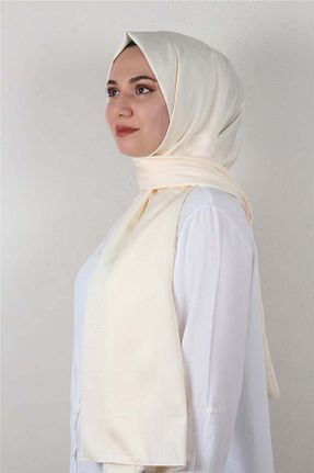 شال سرمه ای زنانه ابریشم Eşarppark - کد 640516009