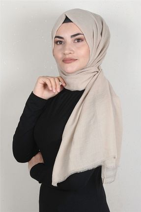 شال بژ زنانه Eşarppark - کد 126291299