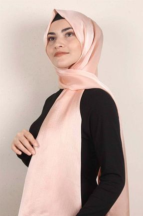 شال صورتی زنانه پنبه ای Eşarppark - کد 305088681