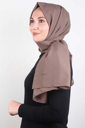شال قهوه ای زنانه شیفون Eşarppark - کد 792641841