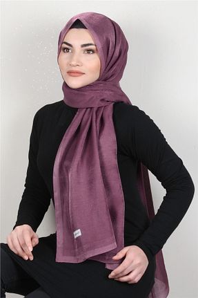 شال صورتی زنانه پنبه پلی استر Eşarppark - کد 94230773