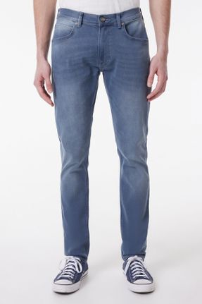 شلوار جین آبی مردانه پاچه تنگ اسلیم کد 298514201