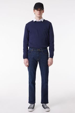 شلوار جین آبی مردانه پاچه ساده کد 773616330
