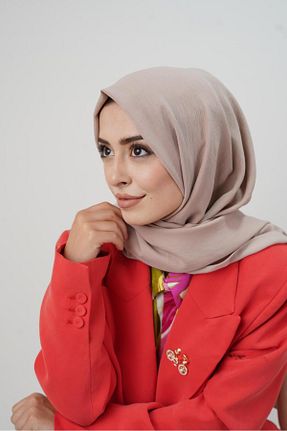 شال طوسی زنانه ابریشم Puresense - کد 840743449