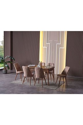 ست میز آشپزخانه قهوه ای Suntalam Ressa Home - کد 558829490