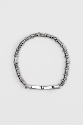 دستبند استیل متالیک مردانه فولاد ( استیل ) کد 645459803