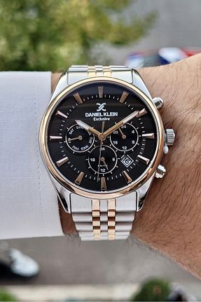 ساعت مچی مشکی مردانه 42 میلی متر Daniel Klein - کد 744555535