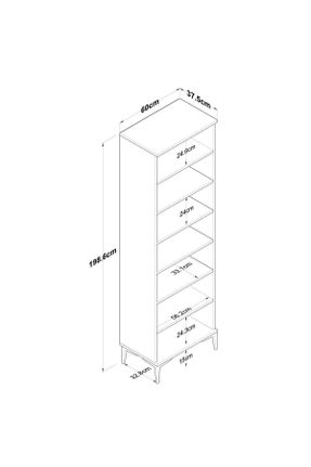  قهوه ای 199 cm 60 cm کد 681119948