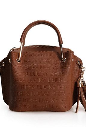 کیف دوشی متالیک زنانه چرم مصنوعی Lucky Bees - کد 331866064