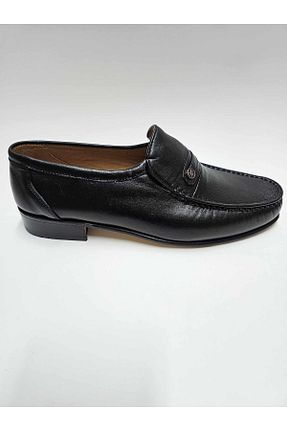 کفش کلاسیک مشکی مردانه چرم خالص TOPRAKLI - کد 841009681