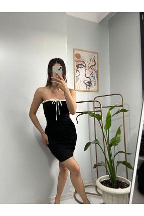 لباس مشکی زنانه بافت RaVe Collection - کد 831723057