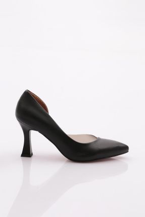 کفش مجلسی مشکی زنانه چرم لاکی پاشنه متوسط ( 5 - 9 cm ) پاشنه نازک کد 274051998