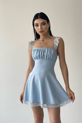 لباس آبی زنانه بافتنی Reorah Collection - کد 750507697