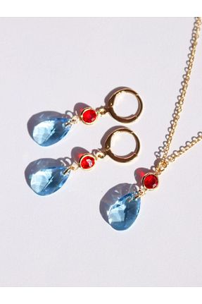 گردنبند جواهر طلائی زنانه فلزی Reorah Collection - کد 800075926
