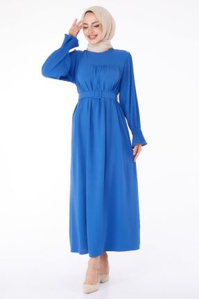 لباس آبی زنانه اسلیم فیت بافتنی کد 833231012