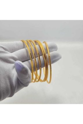 دستبند جواهر طلائی زنانه روکش طلا کد 835330691