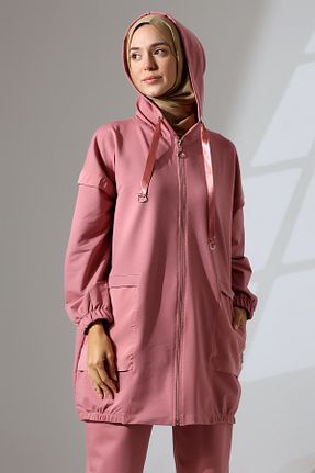 ست بالاتنه و پائین تنه حجاب صورتی زنانه Relaxed Mihran Butik - کد 841094267