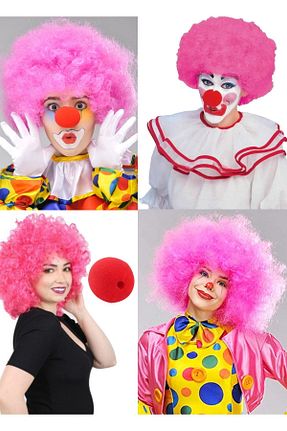 کلاه گیس صورتی زنانه Utelips - کد 681393918