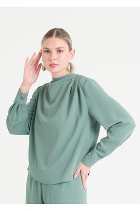 بلوز سبز زنانه ساده Armağan - کد 841114515