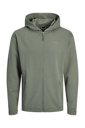 سوئیشرت اسپرت خاکی زنانه اسلیم فیت Jack & Jones - کد 841100798