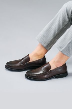 کفش کلاسیک قهوه ای مردانه پاشنه کوتاه ( 4 - 1 cm ) کد 829734482