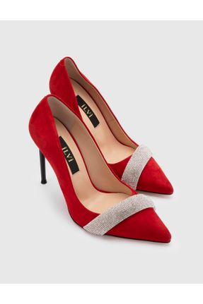 کفش استایلتو قرمز پاشنه نازک پاشنه بلند ( +10 cm) کد 754999491