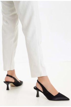 کفش کلاسیک مشکی زنانه چرم مصنوعی پاشنه کوتاه ( 4 - 1 cm ) کد 679849829
