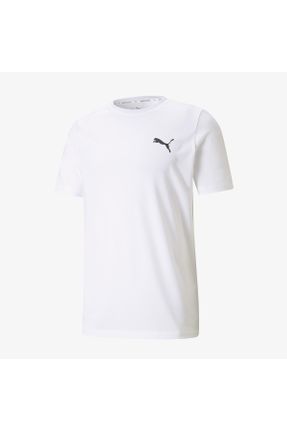 تی شرت سفید زنانه رگولار یقه گرد پارچه ای تکی پوشاک ورزشی کد 808214491