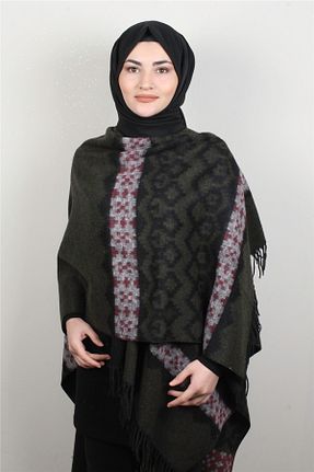 شال خاکی زنانه Eşarppark - کد 87667724