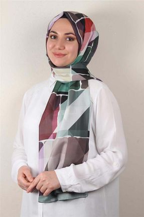 شال سبز زنانه پنبه ای Eşarppark - کد 670315078