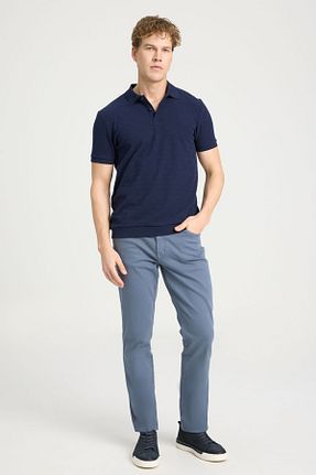 پولوشرت سرمه ای مردانه پارچه Wrangler - کد 817716763